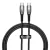 Baseus USB-C - USB-C PD 100W, 5A 480 Mb/s CADH000701, 1m, kábel, fekete
