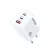 BWOO Fast 65W GaN hálózati töltő CDA147 2xUSB-C, 1xUSB-A, fehér