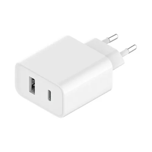Xiaomi hálózati töltő Combo gyorstöltő USB-A / USB-C 33W PD, fehér (BHR4996GL)