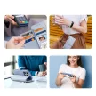 Dux Ducis Lawa Leather Case iPhone 16 Pro Max Detachable Magnetic Wallet tok, kék