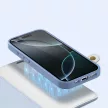 Dux Ducis Lawa Leather Case iPhone 16 Pro Max Detachable Magnetic Wallet tok, kék