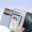 Dux Ducis Lawa Leather Case iPhone 16 Pro Max Detachable Magnetic Wallet tok, kék