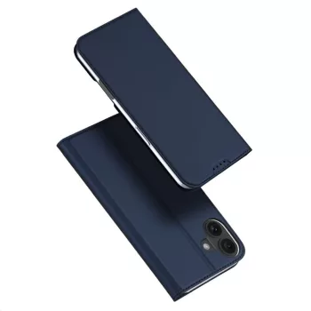 DUX DUCIS wallet case SKIN PRO iPhone 16 Plus tok, kék
