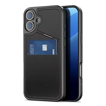   DUX DUCIS case RAFI II MAG stand MagSafe iPhone 16 Plus tok, fekete