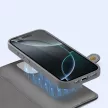 Dux Ducis Lawa iPhone 16 Pro Leather Case Detachable Magnetic Wallet tok, szürke