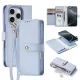 Dux Ducis Lawa iPhone 16 Pro Leather Case Detachable Magnetic Wallet tok, kék
