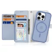 Dux Ducis Lawa iPhone 16 Pro Leather Case Detachable Magnetic Wallet tok, kék