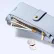 Dux Ducis Lawa iPhone 16 Pro Leather Case Detachable Magnetic Wallet tok, kék