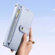 Dux Ducis Lawa iPhone 16 Pro Leather Case Detachable Magnetic Wallet tok, kék