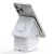 Duzzona W20 15W 4in1 indukciós töltő iPhone/AirPods/Apple Watch éjszakai lámpával, fehér