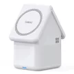 Duzzona W20 15W 4in1 indukciós töltő iPhone/AirPods/Apple Watch éjszakai lámpával, fehér