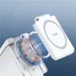 Duzzona W20 15W 4in1 indukciós töltő iPhone/AirPods/Apple Watch éjszakai lámpával, fehér