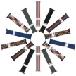 DUX DUCIS óraszíj MIXTURE PRO stretchable braided Apple Watch 42/ 44/ 45/ 49 mm, kék
