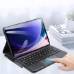 DUX DUCIS case TK foldable with Wireless Keyboard SAMSUNG Tab S9/S9 FE/S10 FE tok, fekete