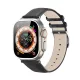 DUX DUCIS óraszíj YS valódi bőr Apple Watch 38/40/41 mm, fekete
