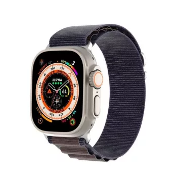   DUX DUCIS óraszíj GS nylon Apple Watch 42/ 44/ 45/ 49 mm, sötétkék