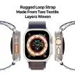 DUX DUCIS óraszíj GS nylon Apple Watch 42/ 44/ 45/ 49 mm, sötétkék