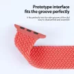 DUX DUCIS óraszíj MIXTURE PRO stretchable braided Apple Watch 38/ 40/ 41 mm, guava