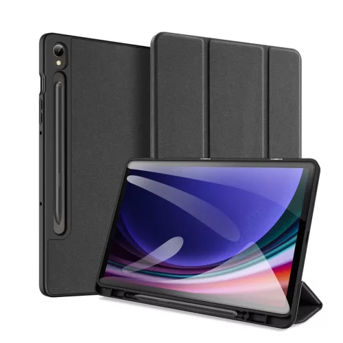 Dux Ducis Domo flip és smart sleep tok Samsung Galaxy Tab S9, fekete