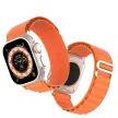 Dux Ducis óraszíj GS változat Apple Watch Ultra/9/8/7/6/SE/5/4/3/2/1 (42, 44, 45, 49 mm), narancssárga