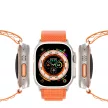 Dux Ducis óraszíj GS változat Apple Watch Ultra/9/8/7/6/SE/5/4/3/2/1 (42, 44, 45, 49 mm), narancssárga
