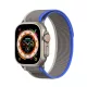 Dux-Ducis Sport tépőzáras óraszíj Apple Watch Ultra/9/8/7/6/SE/5/4/3/2/1 (42, 44, 45, 49 mm), kék-szürke