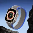 Dux-Ducis Sport tépőzáras óraszíj Apple Watch Ultra/9/8/7/6/SE/5/4/3/2/1 (42, 44, 45, 49 mm), kék-szürke