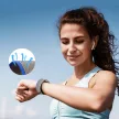 Dux-Ducis Sport tépőzáras óraszíj Apple Watch Ultra/9/8/7/6/SE/5/4/3/2/1 (42, 44, 45, 49 mm), kék-szürke