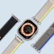 Dux-Ducis Sport tépőzáras óraszíj Apple Watch Ultra/9/8/7/6/SE/5/4/3/2/1 (42, 44, 45, 49 mm), kék-szürke