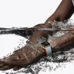Dux Ducis Mágneses Apple Watch SE, 9, 8, 7, 6, 5, 4, 3, 2, 1 (41, 40, 38 mm) óraszíj (LD verzió), szürke, narancssárga