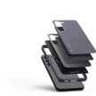 Dux Ducis Fino tok Samsung Galaxy S23 Plus tok, szilikon kerettel, szürke