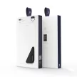 Dux Ducis Hivo tok Samsung Galaxy S23 Plus flip tok pénztárca állvány RFID blokkoló, fekete