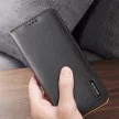 Dux Ducis Hivo Samsung Galaxy S23 Plus eredeti bőr oldalra nyíló tok RFID blokkolás, barna