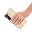 Dux Ducis Skin Pro case Samsung Galaxy S23 Plus cover flap card wallet stand tok, arany