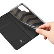 Dux Ducis Skin Pro oldalra nyíló tok Samsung Galaxy S23 Ultra Flip Card Wallet Stand, fekete