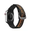 Dux Ducis óraszíj (kültéri változat) Apple Watch Ultra óraszíj, SE, 9, 8, 7, 6, 5, 4, 3, 2, 1 (49, 45, 44, 42 mm) Nylon szalag karkötő, fekete, narancssárga