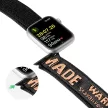 Dux Ducis óraszíj (kültéri változat) Apple Watch Ultra óraszíj, SE, 9, 8, 7, 6, 5, 4, 3, 2, 1 (49, 45, 44, 42 mm) Nylon szalag karkötő, fekete, narancssárga