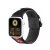 Dux Ducis óraszíj (kültéri változat) Apple Watch Ultra óraszíj, SE, 9, 8, 7, 6, 5, 4, 3, 2, 1 (49, 45, 44, 42 mm) Nylon szalag karkötő, fekete, piros