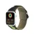Dux Ducis óraszíj (kültéri változat) Apple Watch Ultra óraszíj, SE, 9, 8, 7, 6, 5, 4, 3, 2, 1 (49, 45, 44, 42 mm) Nylon szalag karkötő, fekete, zöld