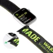 Dux Ducis óraszíj (kültéri változat) Apple Watch Ultra óraszíj, SE, 9, 8, 7, 6, 5, 4, 3, 2, 1 (49, 45, 44, 42 mm) Nylon szalag karkötő, fekete, zöld