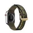 Dux Ducis óraszíj (kültéri változat) Apple Watch Ultra óraszíj, SE, 9, 8, 7, 6, 5, 4, 3, 2, 1 (49, 45, 44, 42 mm) nejlon óraszíj, sárga