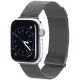DUX DUCIS óraszíj MILANESE stailess steel magnetic Apple Watch 38/ 40/ 41 mm szürke
