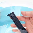 Dux Ducis óraszíj (Armor Version) Apple Watch SE óraszíj, 9, 8, 7, 6, 5, 4, 3, 2, 1 (41, 40, 38 mm) szilikon mágneses szalag karkötő, kék.