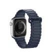 Dux Ducis óraszíj (Armorozott verzió) Apple Watch Ultra, SE, 9, 8, 7, 6, 5, 4, 3, 2, 1 (49, 45, 44, 42 mm) szilikon mágneses óraszíj karkötő, kék