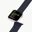Dux Ducis óraszíj (Armorozott verzió) Apple Watch Ultra, SE, 9, 8, 7, 6, 5, 4, 3, 2, 1 (49, 45, 44, 42 mm) szilikon mágneses óraszíj karkötő, kék