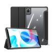 Dux Ducis Toby Series Armored Flip Realme Pad Mini 8.7 oldalra nyíló tok, fekete