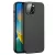 Dux Ducis Grit Leather iPhone 14 Plus Elegant Faux Leather Cover (MagSafe Compatible) tok, fekete