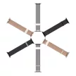 DUX DUCIS óraszíj MILANESE acél mágneses acél óraszíj Apple Watch 38/40/41 mm, fekete