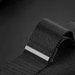 DUX DUCIS óraszíj MILANESE acél mágneses acél óraszíj Apple Watch 38/40/41 mm, fekete
