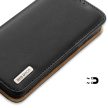 Dux Ducis Hivo Leather Flip Cover eredeti bőr oldalra nyíló tok kártyatartóval Samsung Galaxy S22 Plus, fekete